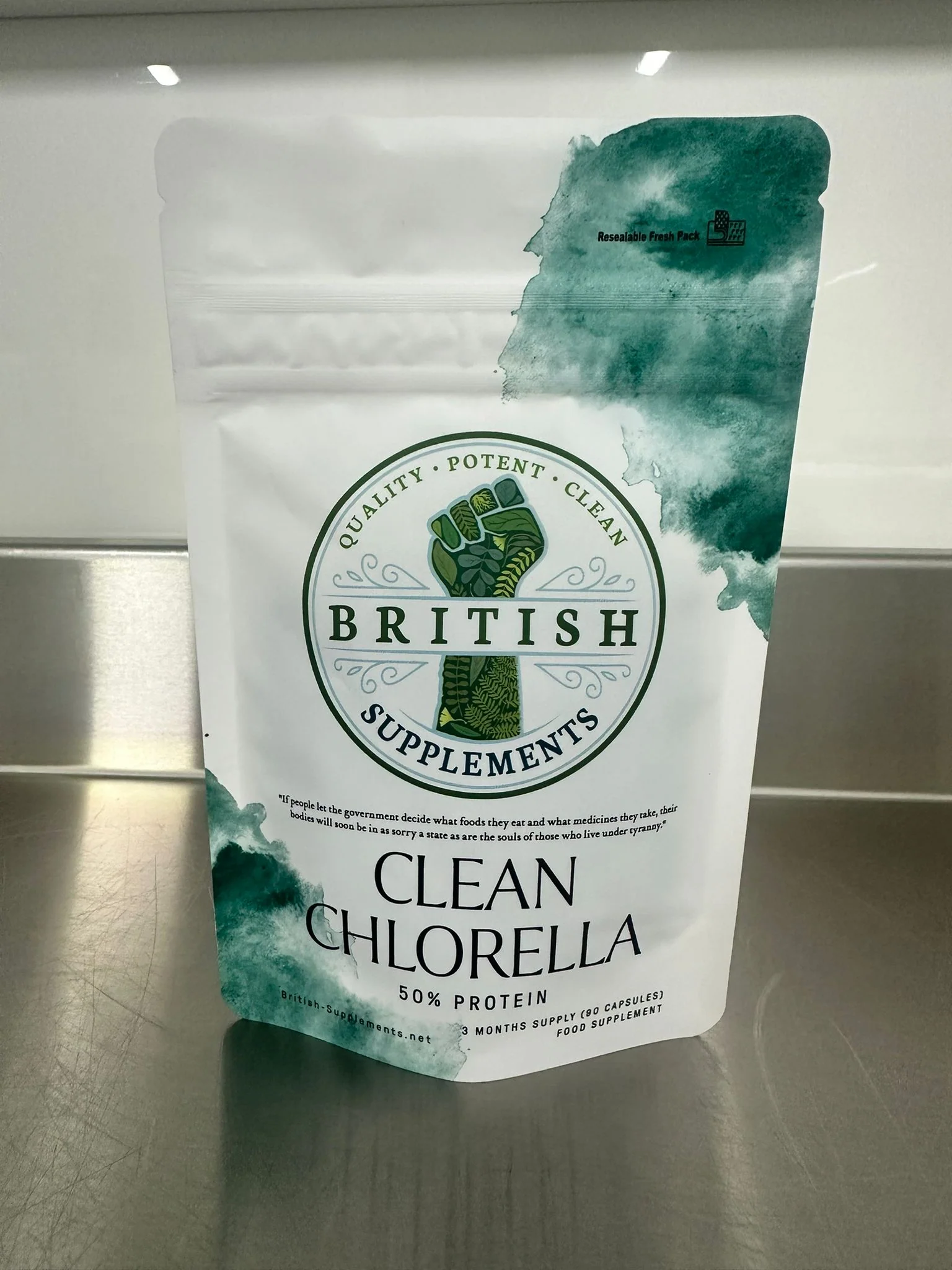 Clean Genuine Chlorella Caps 568mg (50% Protein) - Image 4