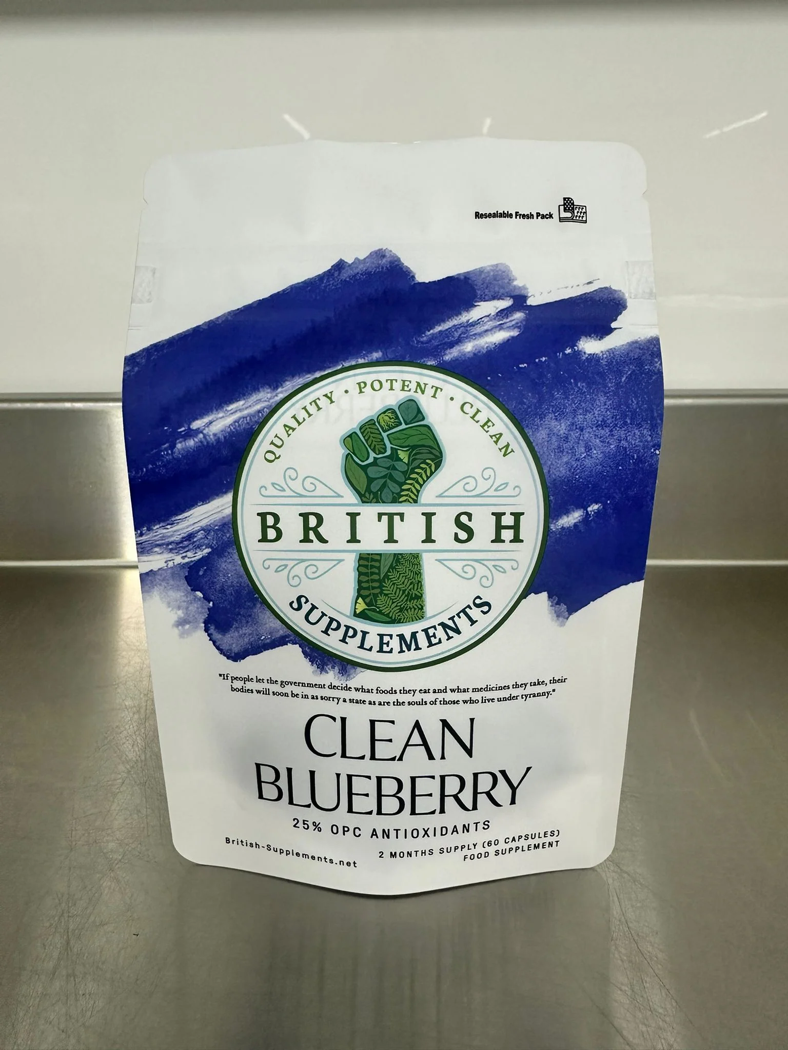 Clean Genuine BlueBerry Extract 6,440mg (25% OPC Antioxidants 40.25mg) - Image 3