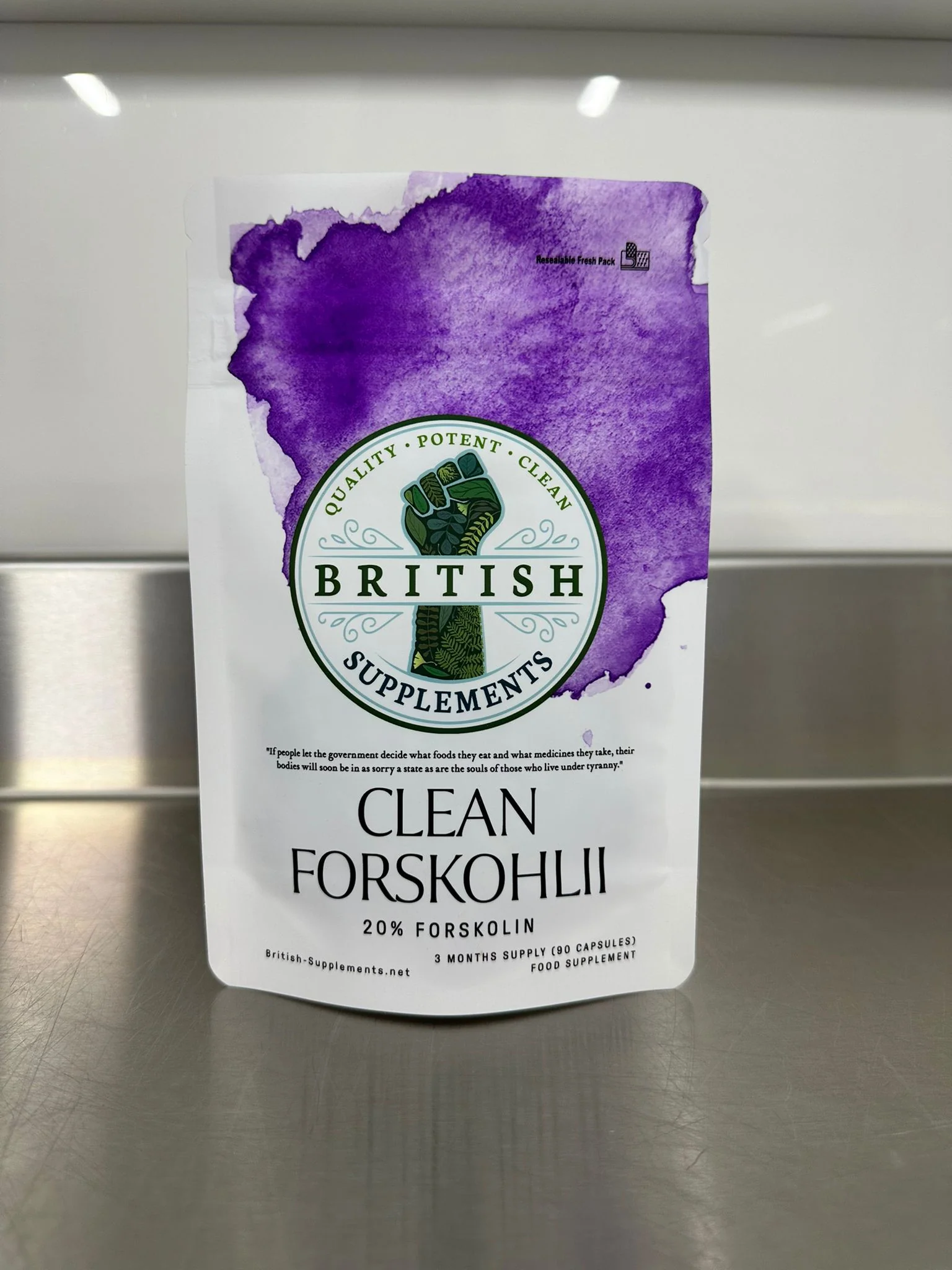 Clean Genuine Coleus Forskohlii 8,425mg + Uptake Blend - Image 3
