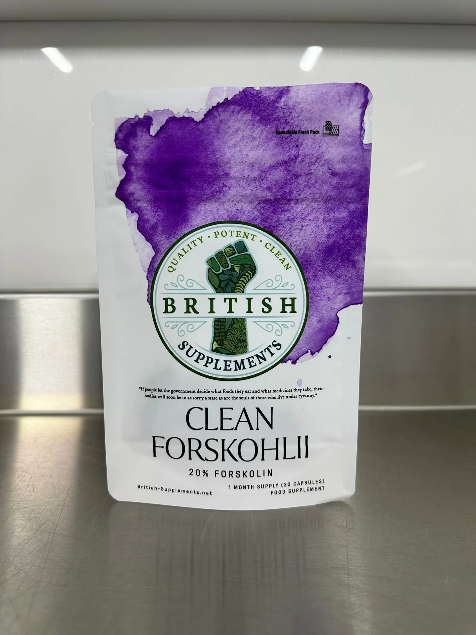 Clean Genuine Coleus Forskohlii 8,425mg + Uptake Blend - Image 4