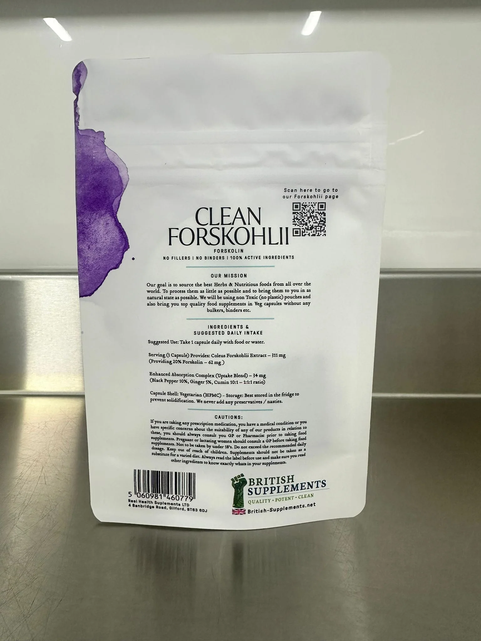 Clean Genuine Coleus Forskohlii 8,425mg + Uptake Blend - Image 5