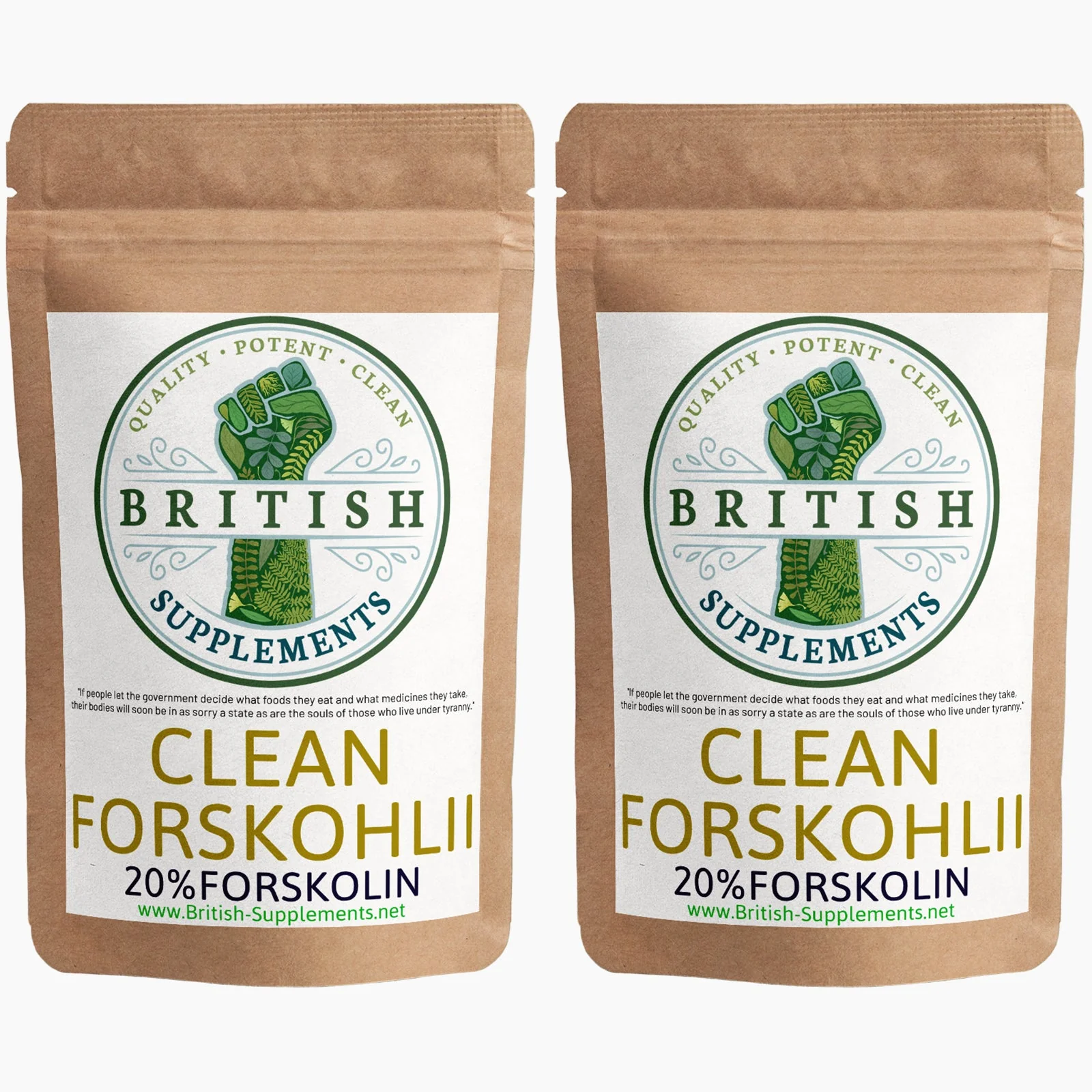 Clean Genuine Coleus Forskohlii 8,425mg + Uptake Blend - Image 6