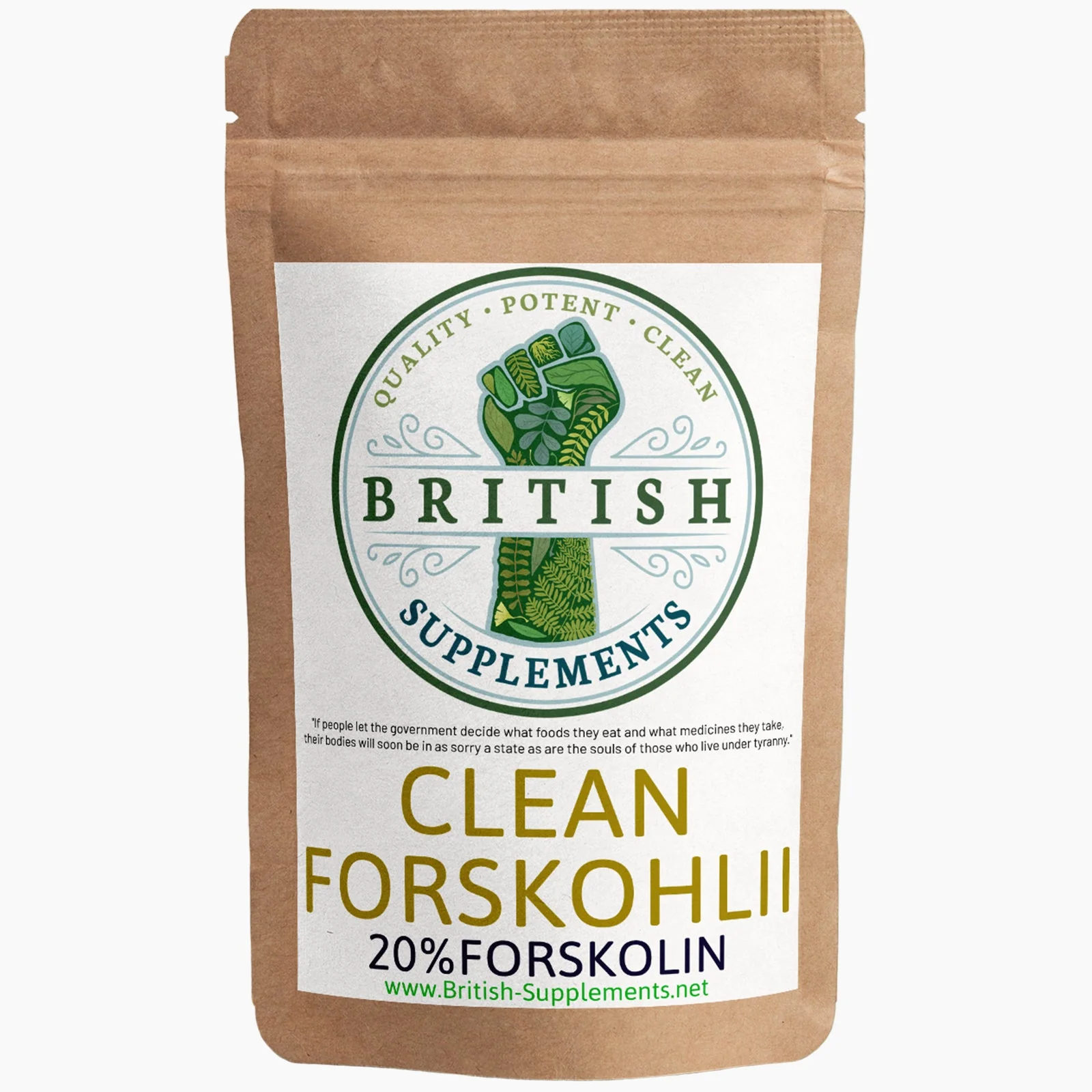 Clean Genuine Coleus Forskohlii 8,425mg + Uptake Blend - Image 7