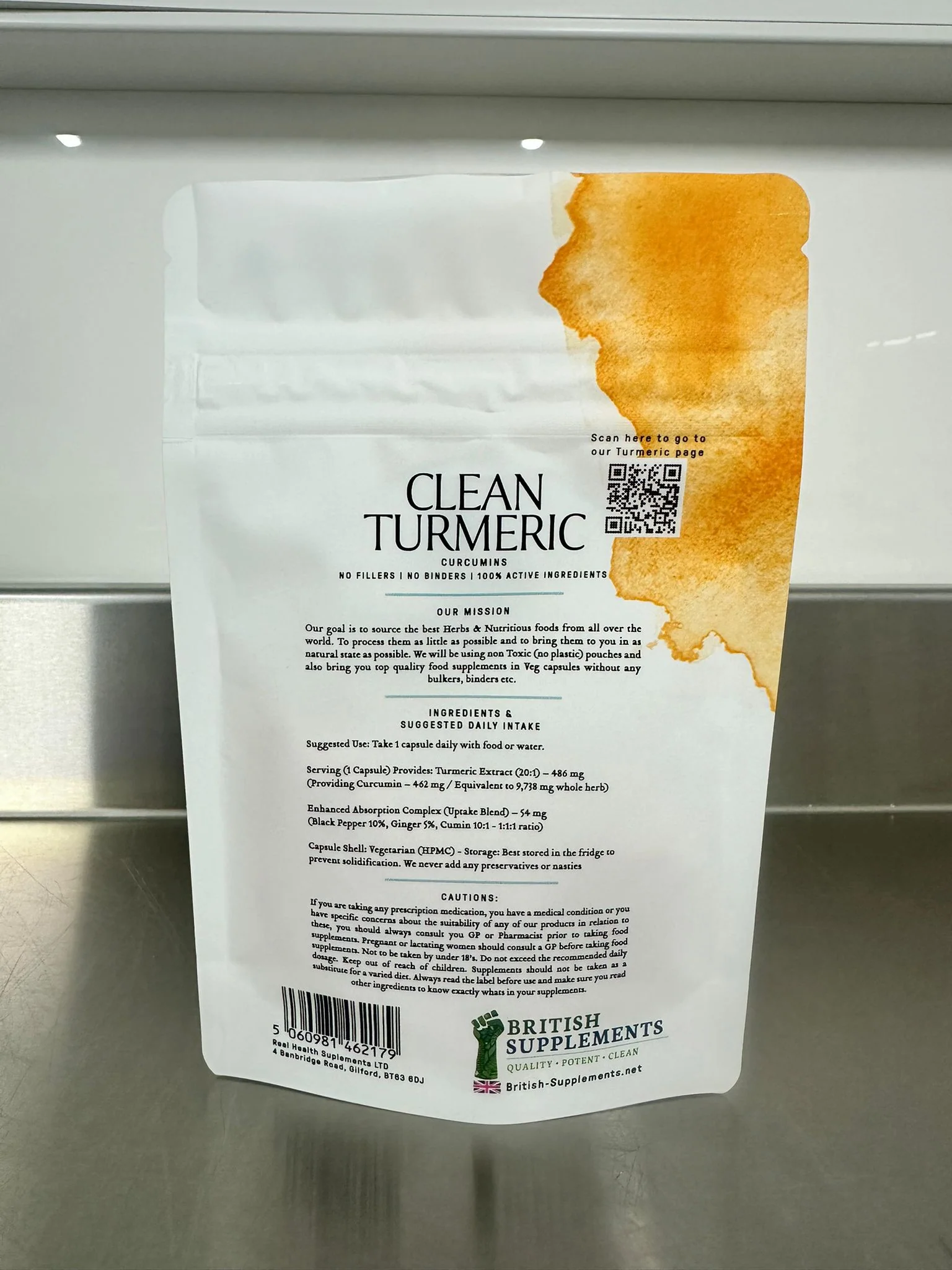 Clean Genuine Indian Turmeric Extract + Uptake Blend - Image 5