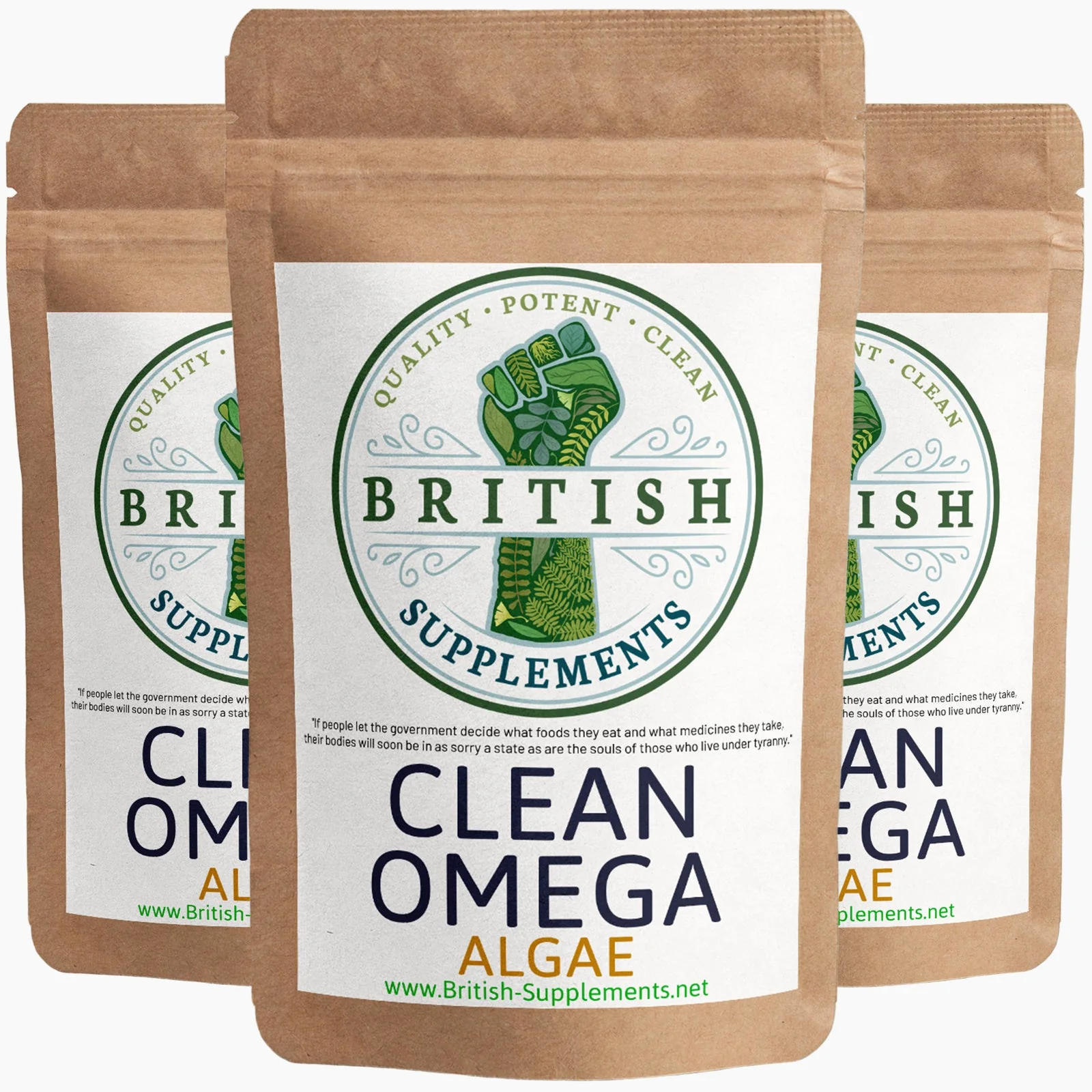 Clean Genuine Omega 3 Algae