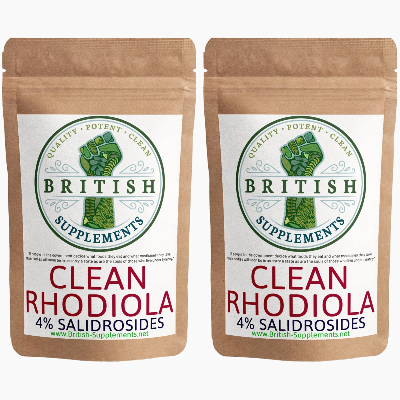 Clean Genuine Rhodiola Rosea Extract 238mg (1,428mg) (4% Salidrosides 9.52mg) - Image 6