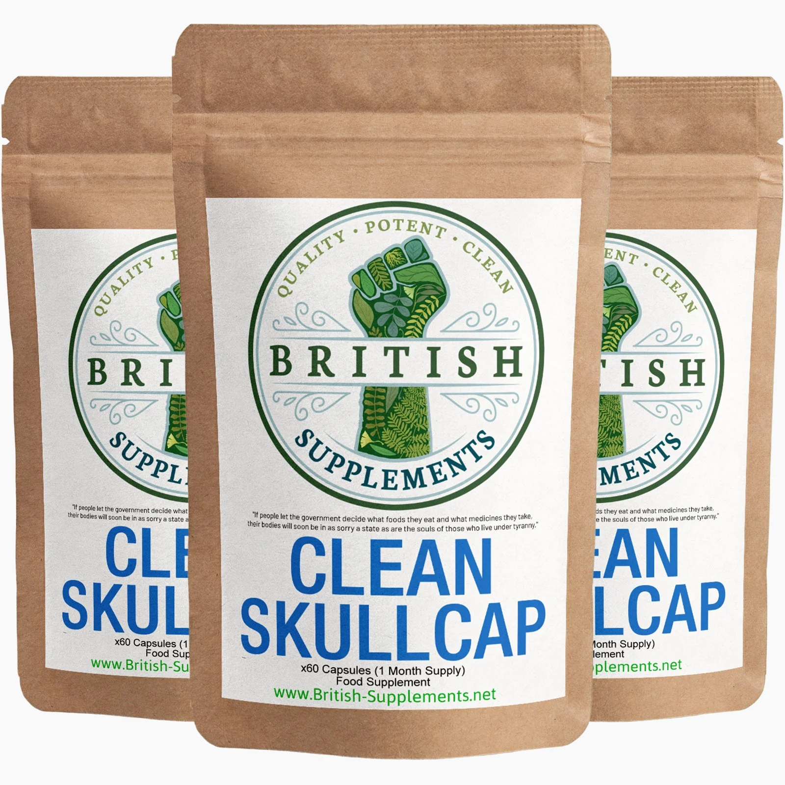 Clean Genuine Skullcap Supplement