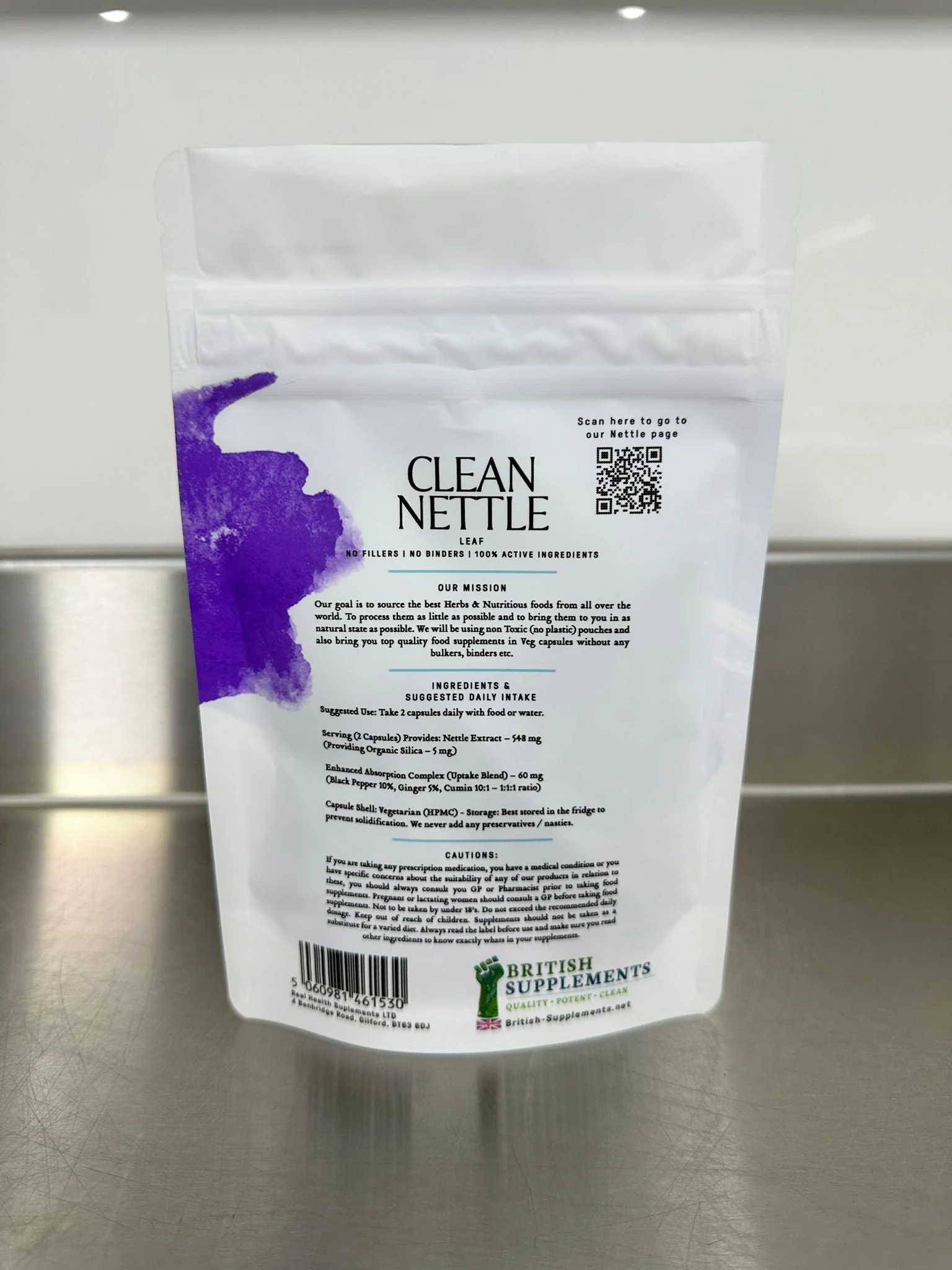 Clean Genuine Stinging Nettle Leaf Extract + Uptake Blend - Image 5