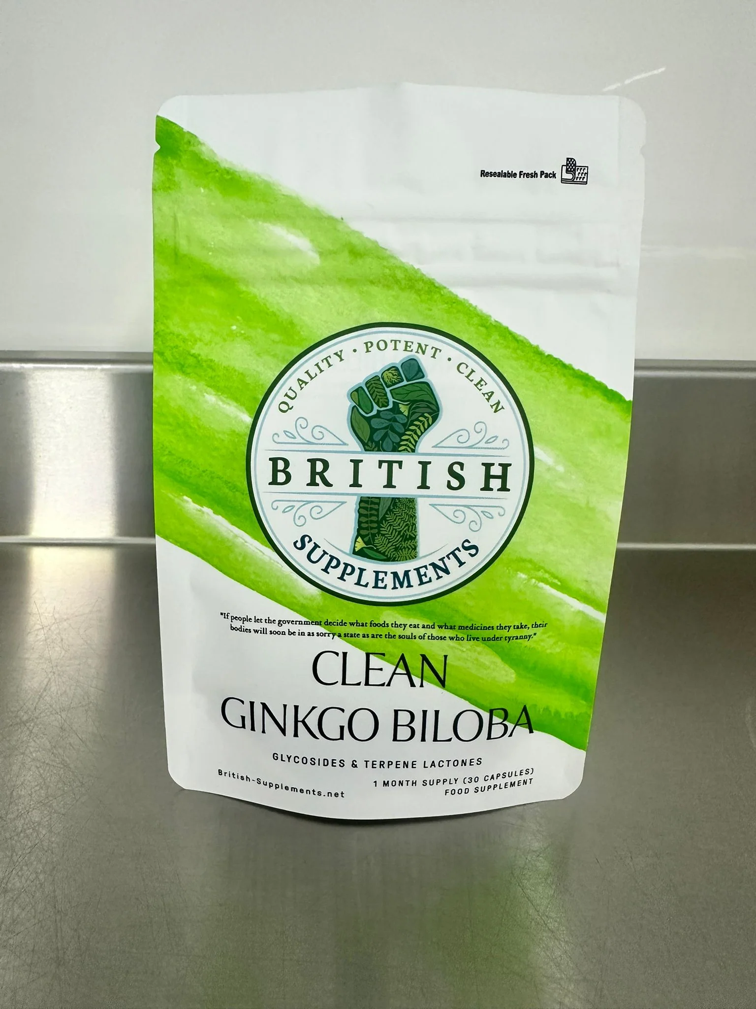 Clean Genuine Ginkgo Biloba Extract + Uptake Blend - Image 2