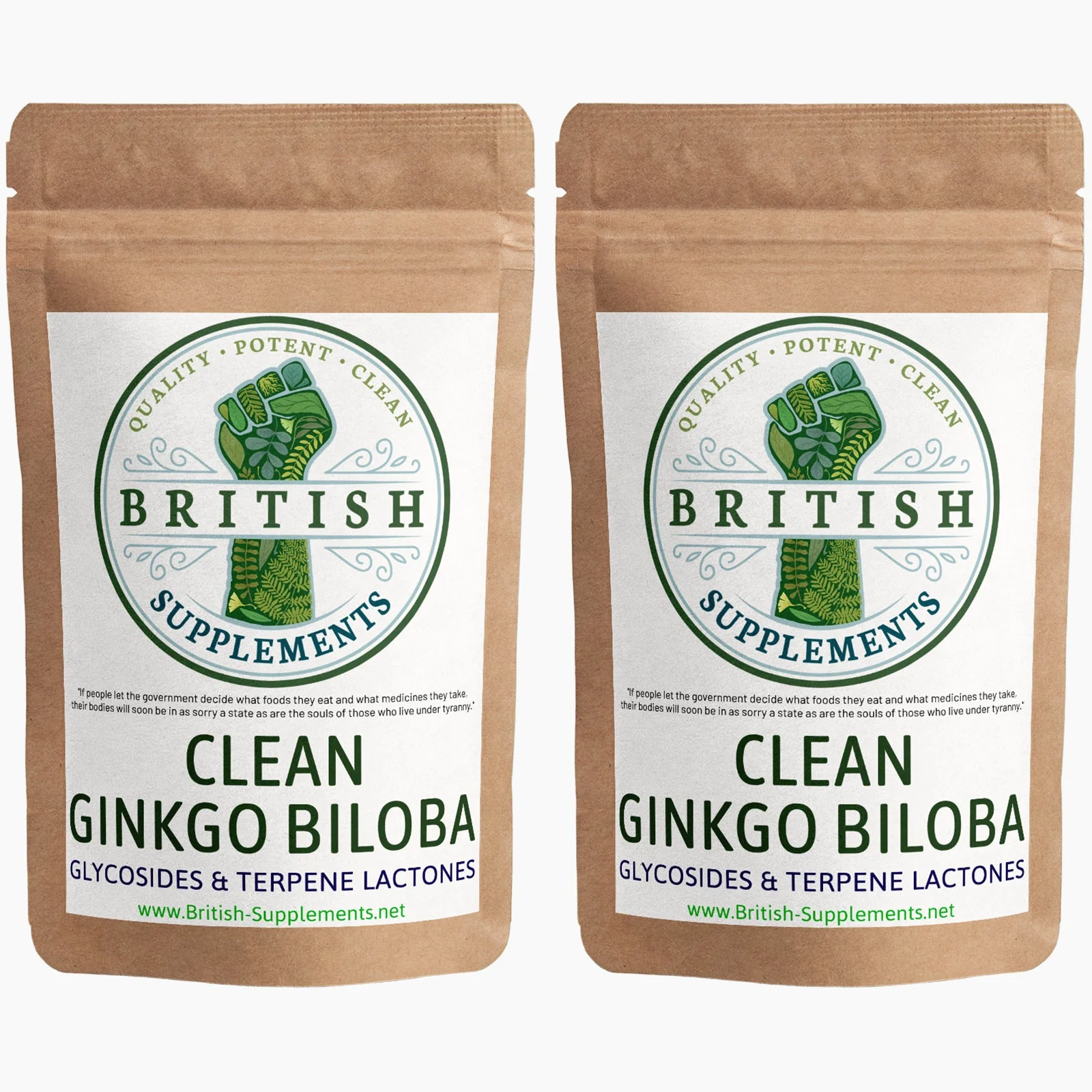Clean Genuine Ginkgo Biloba Extract + Uptake Blend - Image 6
