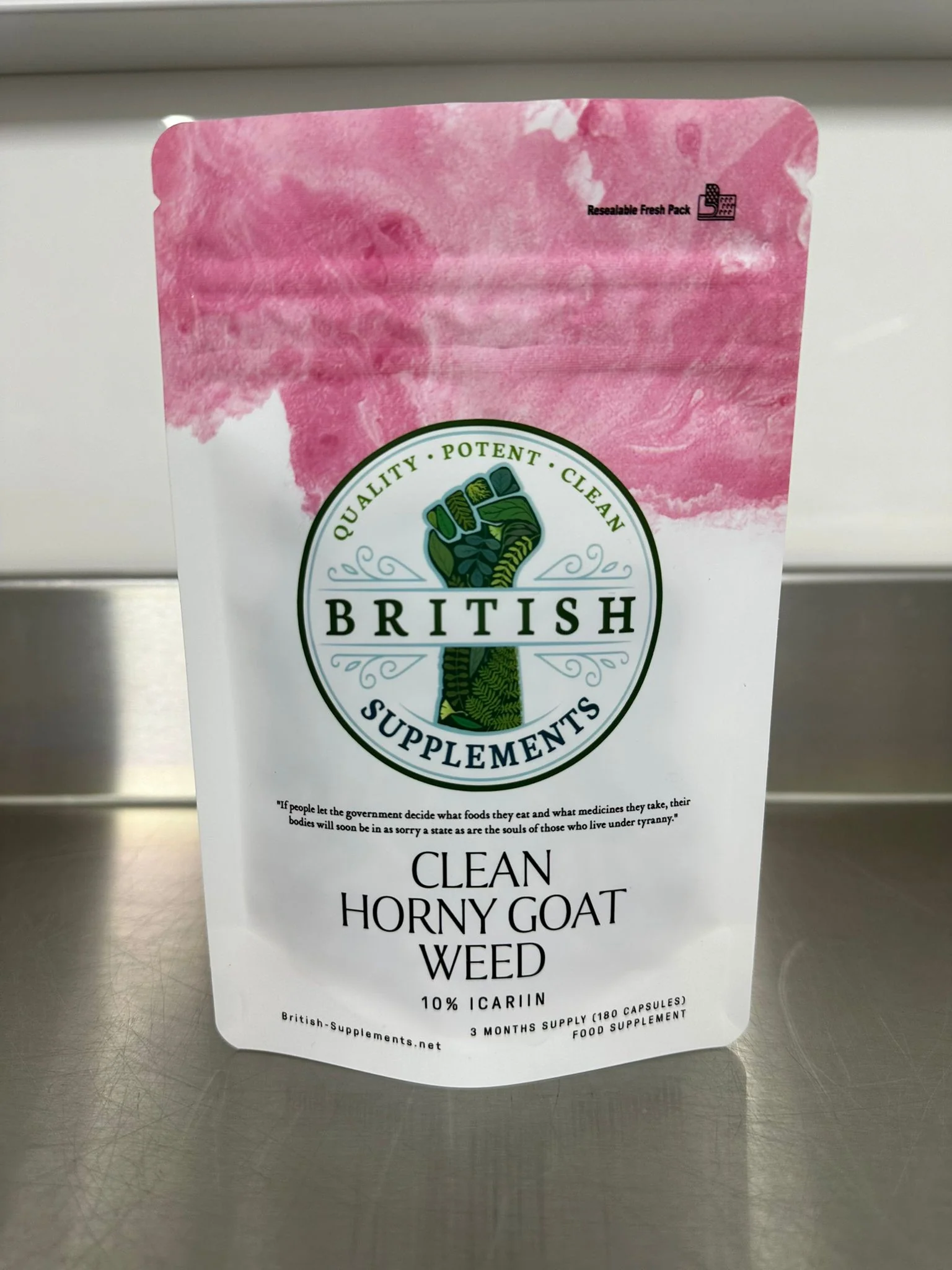 Clean Genuine Horny Goat Weed (Epimedium) + Uptake Blend - Image 4