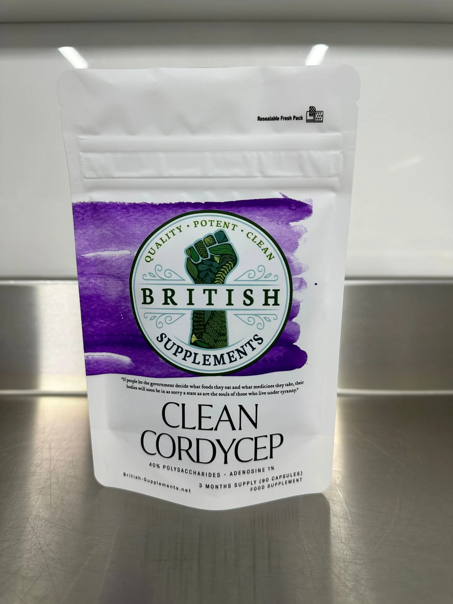 Clean Genuine Cordyceps polysaccharides 40%, Adenosine 1% - Image 4