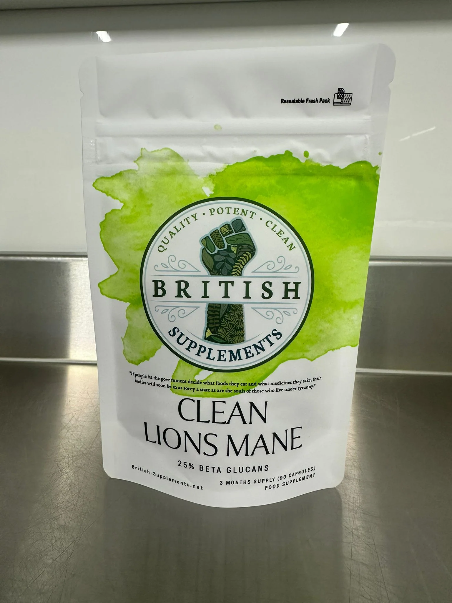 Lions Mane Extract 451mg (Beta Glucans 112mg) - Image 4