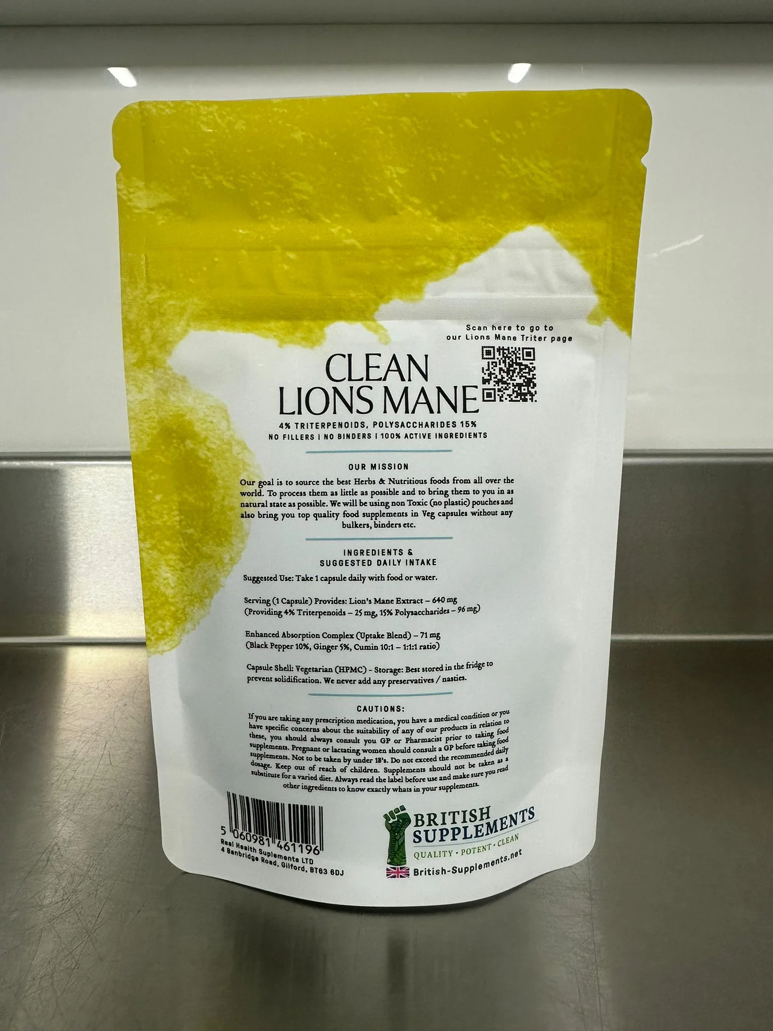 Lions Mane Extract Triterpenoids Version + Uptake Blend - Image 5