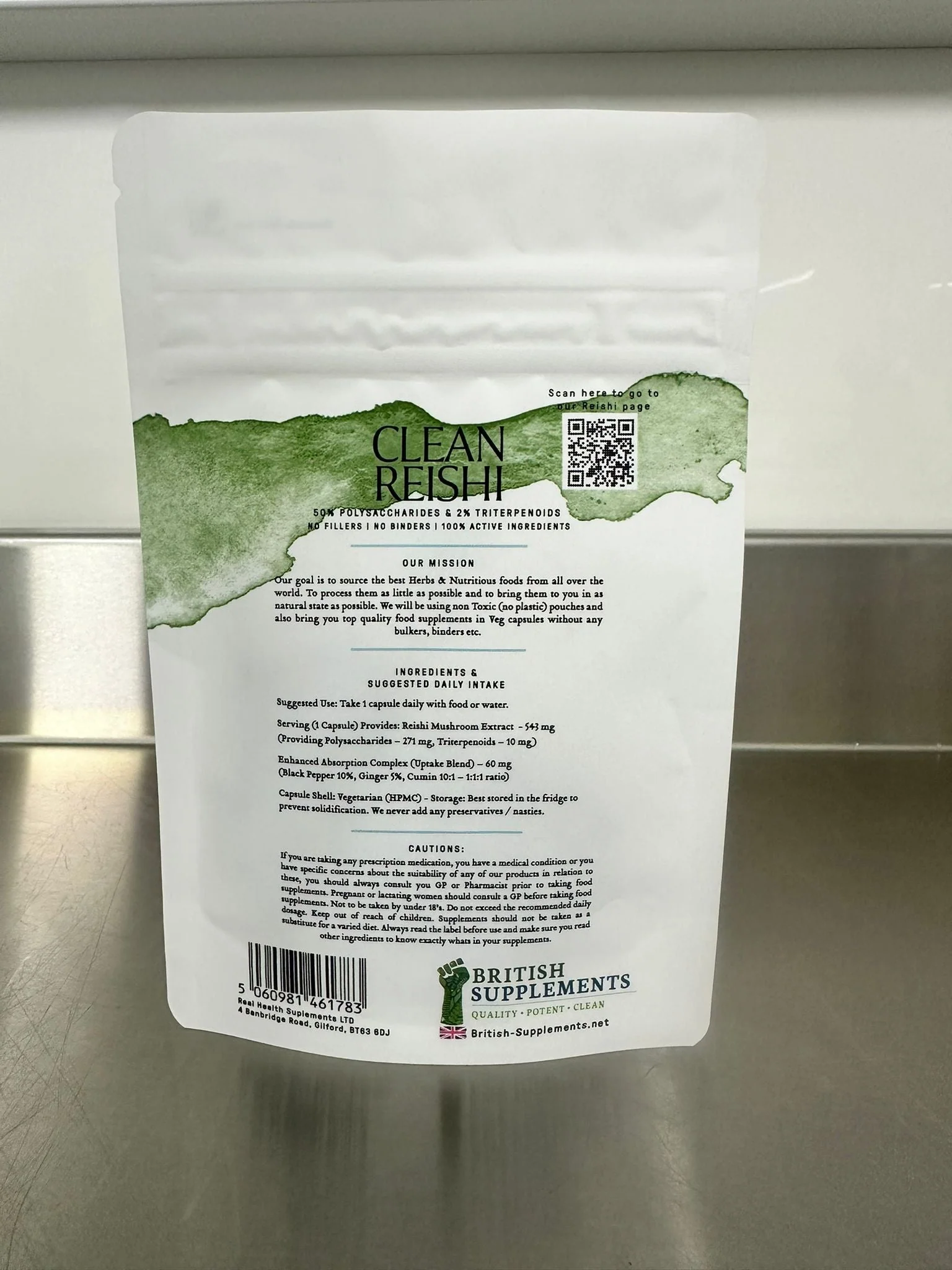Reishi Extract Polysaccharides 50%, Triterpenoids 2% Clean Genuine Potent - Image 5